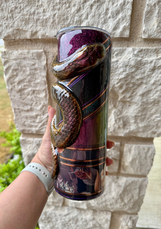 Custom 3D Snake Tumbler