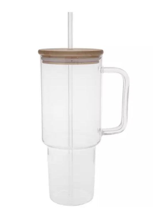 40oz glass Cup